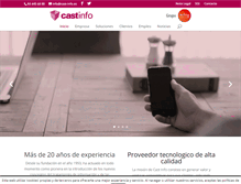 Tablet Screenshot of cast-info.es